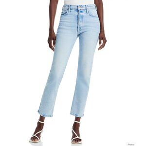 MOTHER Light Blue Straight Leg Jeans